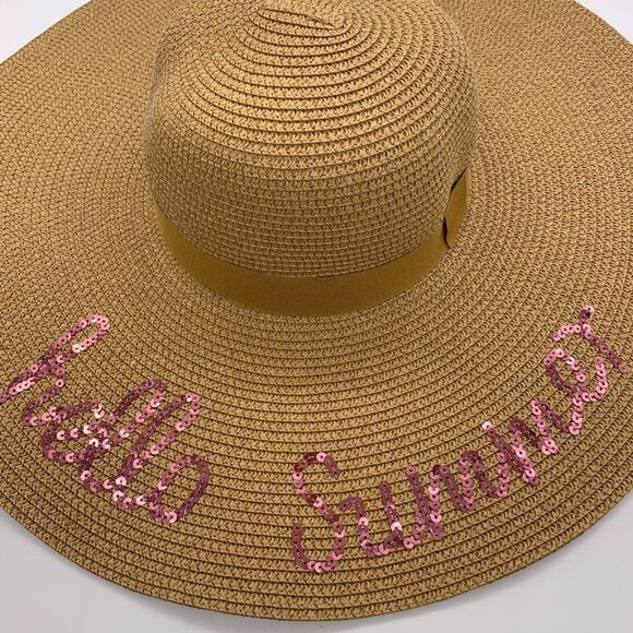 🌻✨Lucky 7 dark beige pink sequins 🍹 ☀️✨ - Picture 1 of 10
